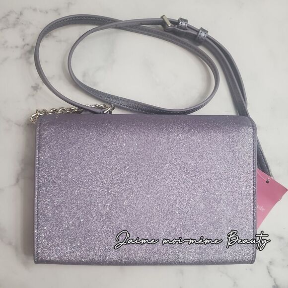 Kate Spade Lilac Frost Glitter Crossbody - Picture 2 of 6